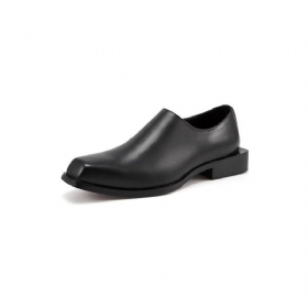 Ανδρικά Casual Παπούτσια Πολυτελή Δερμάτινα Square Toe Chic