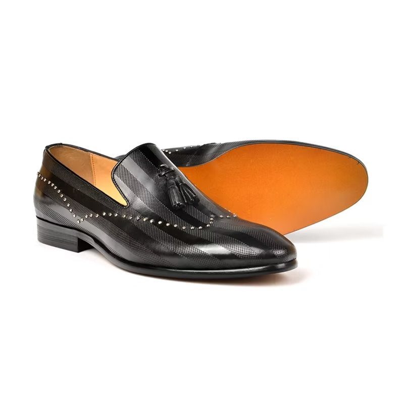 Ανδρικά Loafers Exotic Tassel - Μαύρος