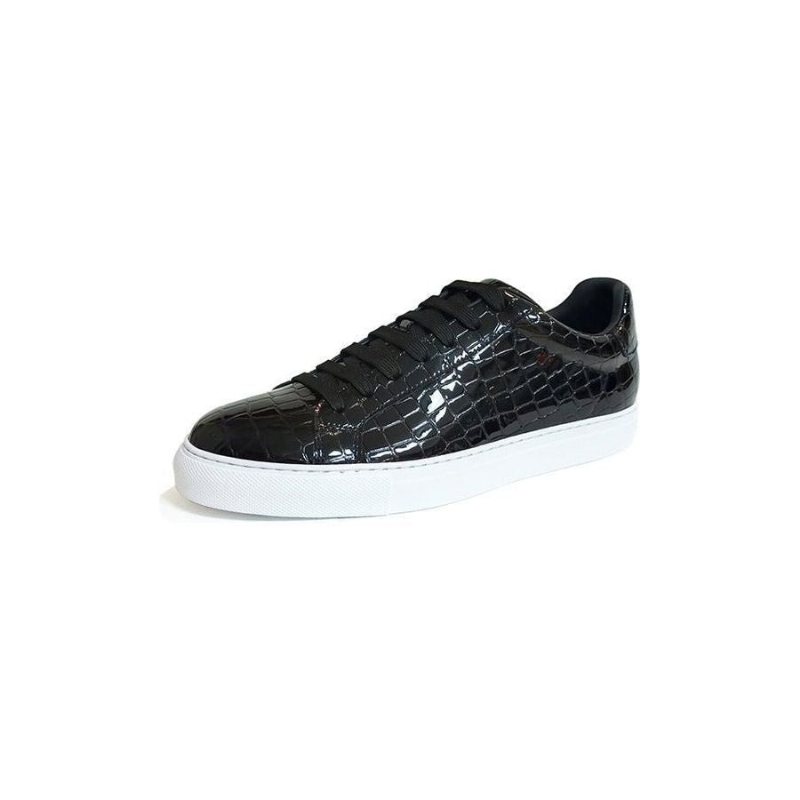 Ανδρικά Sneakers Lux Δερμάτινα Lace-up Platform