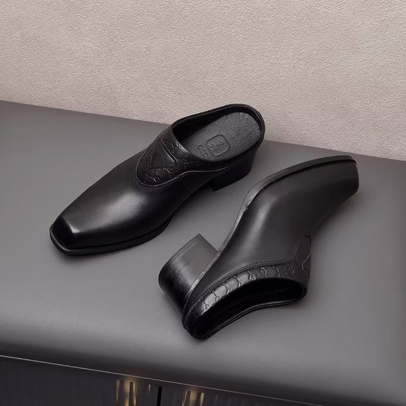Ανδρικά Επίσημα Παπούτσια Alliluxa Slip On Dress - Μαύρο