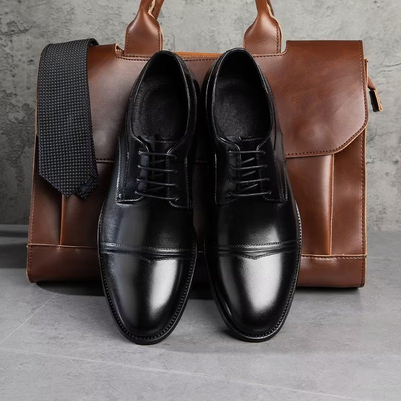 Ανδρικά Επίσημα Παπούτσια Chic Derbies Φόρεμα - Μαύρο 