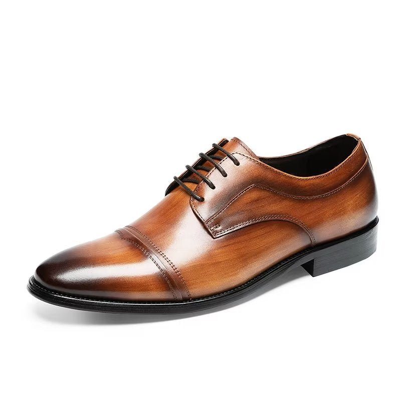 Ανδρικά Επίσημα Παπούτσια Chic Derbies Φόρεμα - Καφές
