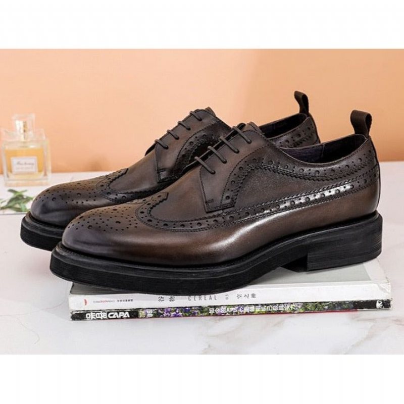 Ανδρικά Επίσημα Παπούτσια Classic Oxford - Καφέ