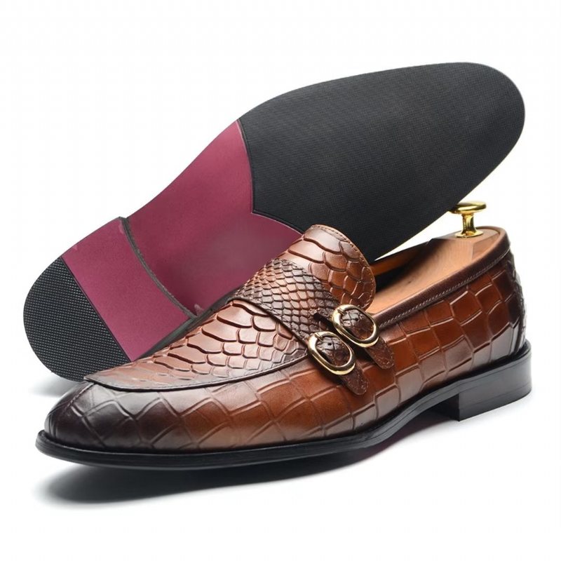 Ανδρικά Επίσημα Παπούτσια Executive Slip-on Επαγγελματικά - Καφέ