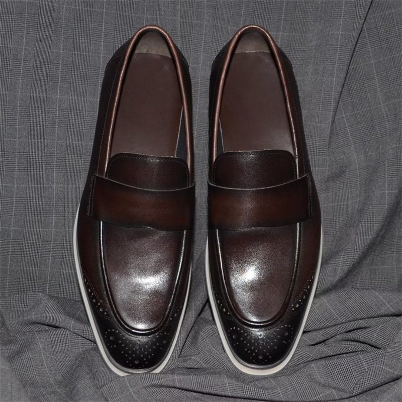 Ανδρικά Επίσημα Παπούτσια Urban Comfort Slip-on Φόρεμα - Μαύρος