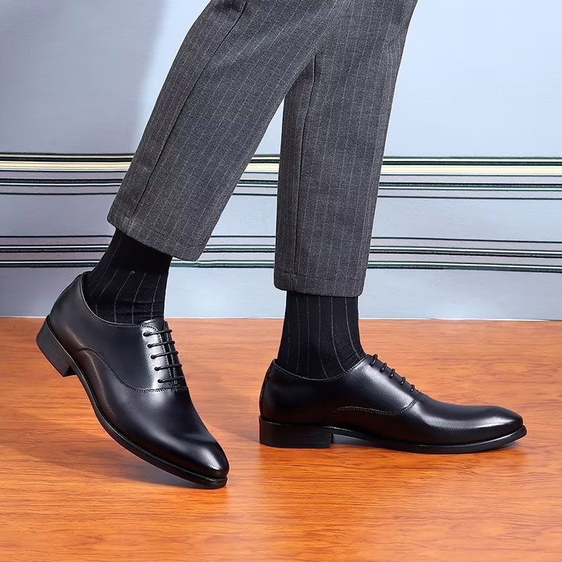 Ανδρικά Επίσημα Παπούτσια Αριστοκρατικά Oxford Dress - Μαύρο