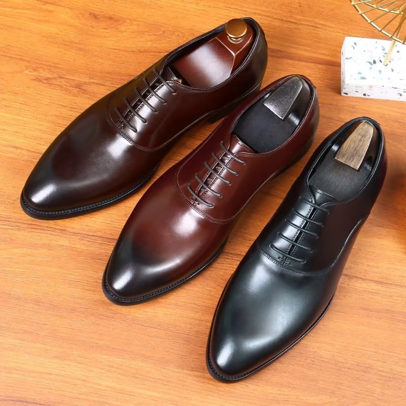 Ανδρικά Επίσημα Παπούτσια Αριστοκρατικά Oxford Dress - Μαύρο