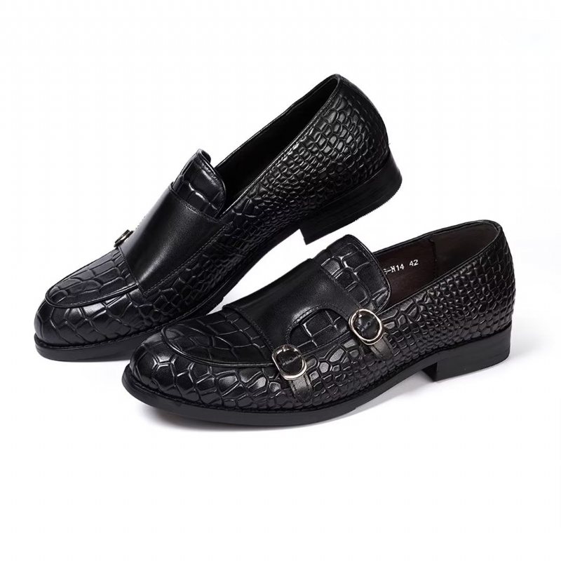 Ανδρικά Επίσημα Παπούτσια Εκλεπτυσμένη Elegance Slip-on Loafers - Μαύρο 