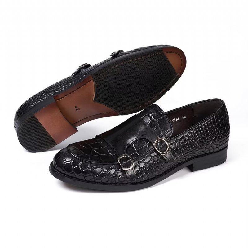 Ανδρικά Επίσημα Παπούτσια Εκλεπτυσμένη Elegance Slip-on Loafers - Μαύρο 