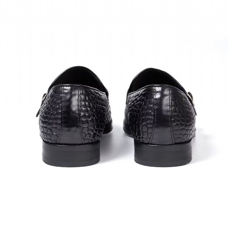 Ανδρικά Επίσημα Παπούτσια Εκλεπτυσμένη Elegance Slip-on Loafers - Μαύρο 