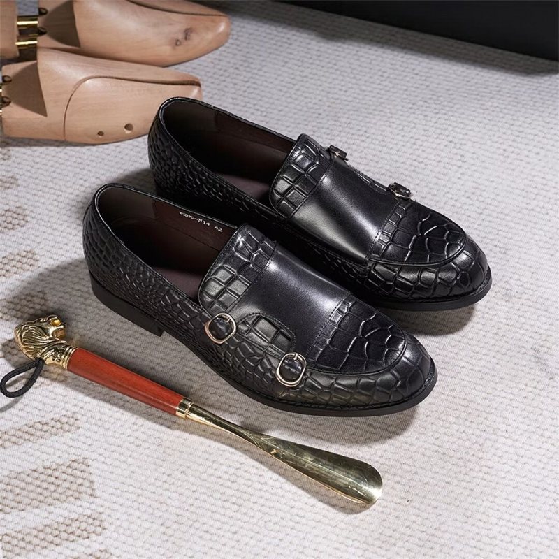 Ανδρικά Επίσημα Παπούτσια Εκλεπτυσμένη Elegance Slip-on Loafers - Μαύρο 