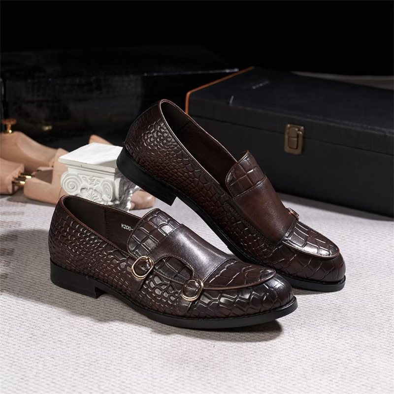 Ανδρικά Επίσημα Παπούτσια Εκλεπτυσμένη Elegance Slip-on Loafers - Καφές