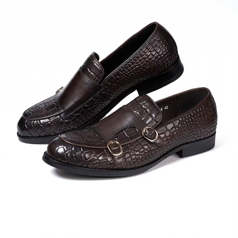 Ανδρικά Επίσημα Παπούτσια Εκλεπτυσμένη Elegance Slip-on Loafers - Καφές