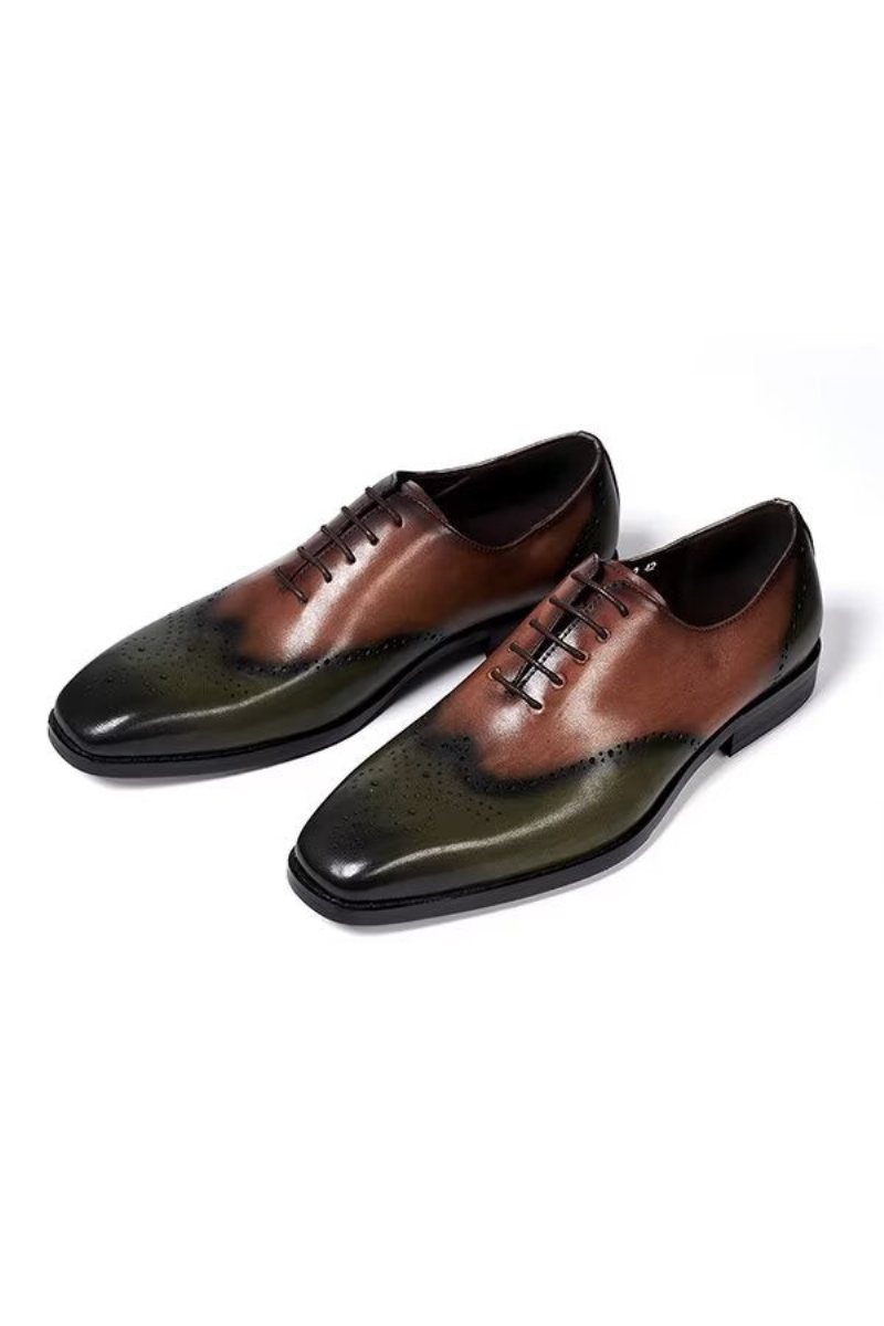 Ανδρικά Επίσημα Παπούτσια Πονηρεύω Executive Lace-ups - Καφέ