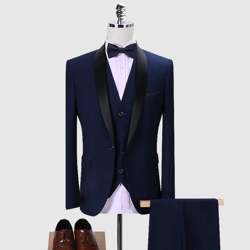 Ανδρικά Κοστούμια Exotic Skinny Suit - Μπλε