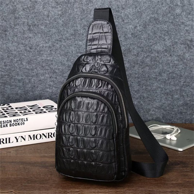Ανδρικές Τσάντες Ώμου Chic Urban Leather Tote - Μαύρος