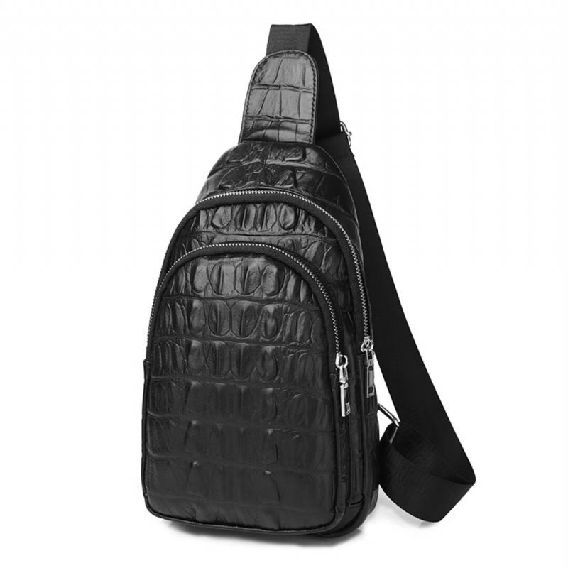 Ανδρικές Τσάντες Ώμου Chic Urban Leather Tote - Μαύρος