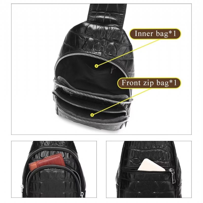 Ανδρικές Τσάντες Ώμου Chic Urban Leather Tote - Μαύρος